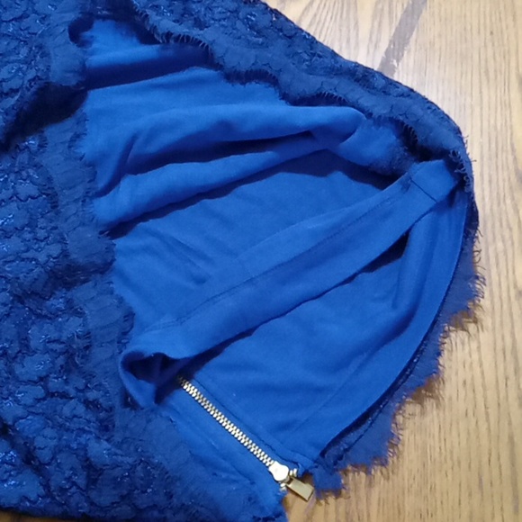 Diane Von Furstenberg  Womens 6 Dress Used NAVY BLUE Preowned Cocktail Party - Picture 7 of 9